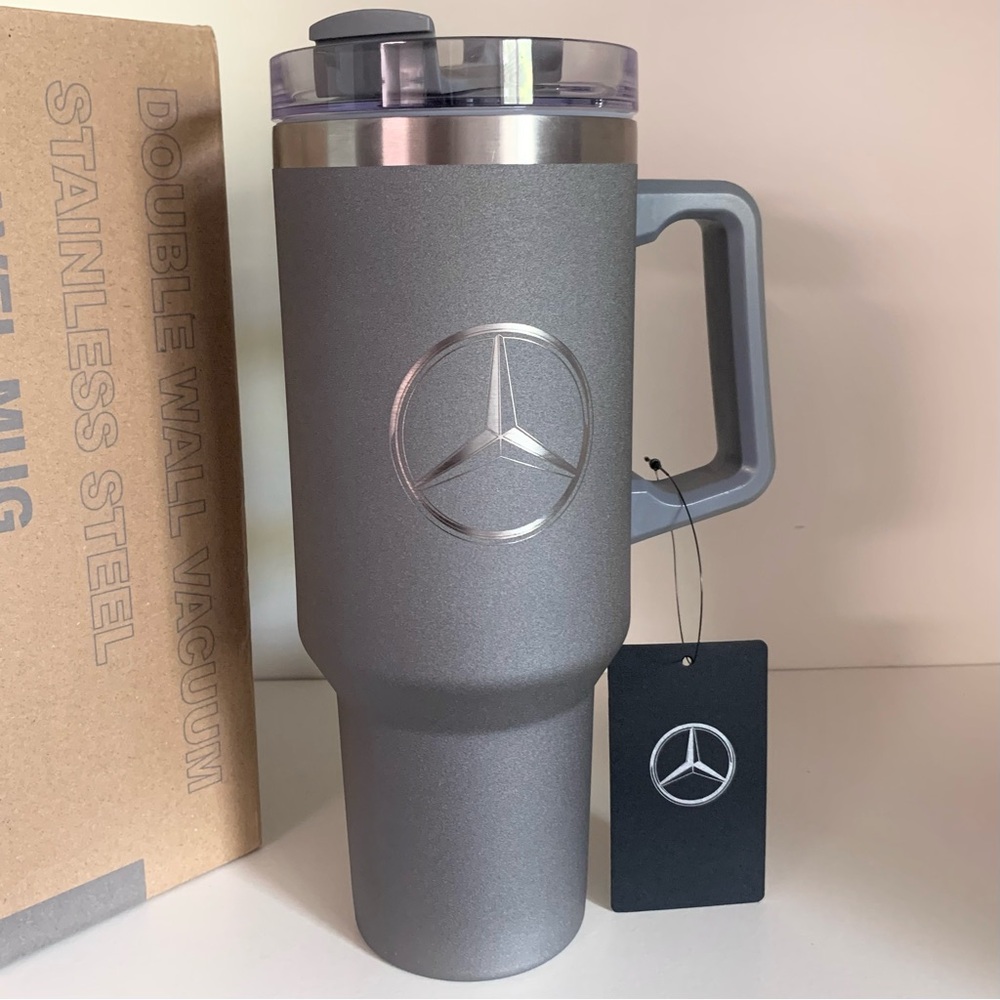 Mercedes Benz 40oz stainless steel double wall vacuum tumbler